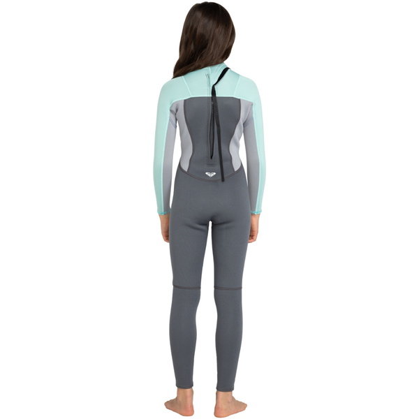 2025 Roxy Junior Prologue 3/2mm Back Zip Wetsuit ERGW103068 - Ice Green